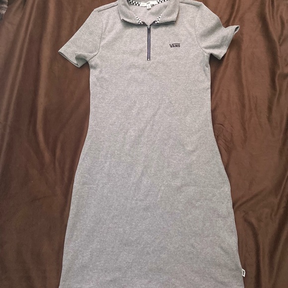 Vans | Dresses | Vans Grey Bodycon Mini Dress Size Small | Poshmark